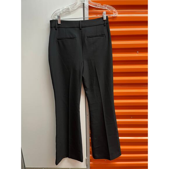 Express - Editor Mid Rise Flare Pant / 4 / Black - Picture 4 of 11